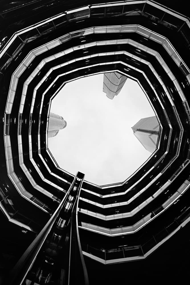 Modern Urban Geometry by Elena Raceala — canvas wall art