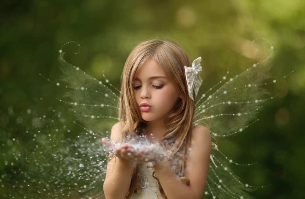 Enchanting Fairy Girl by Katie Andelman — canvas wall art