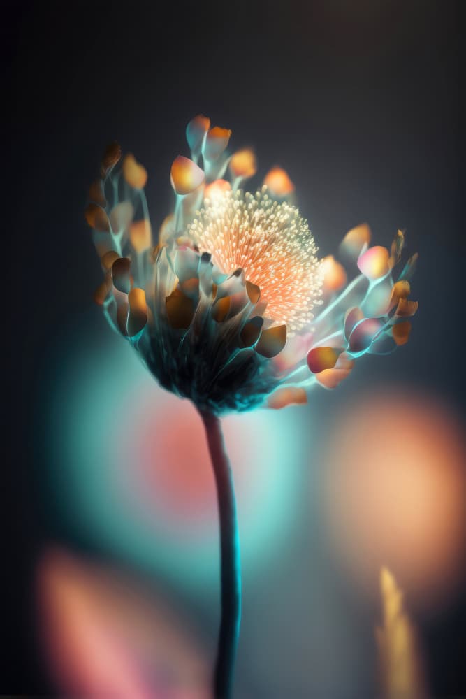 Radiant Blooming by Treechild — canvas wall art