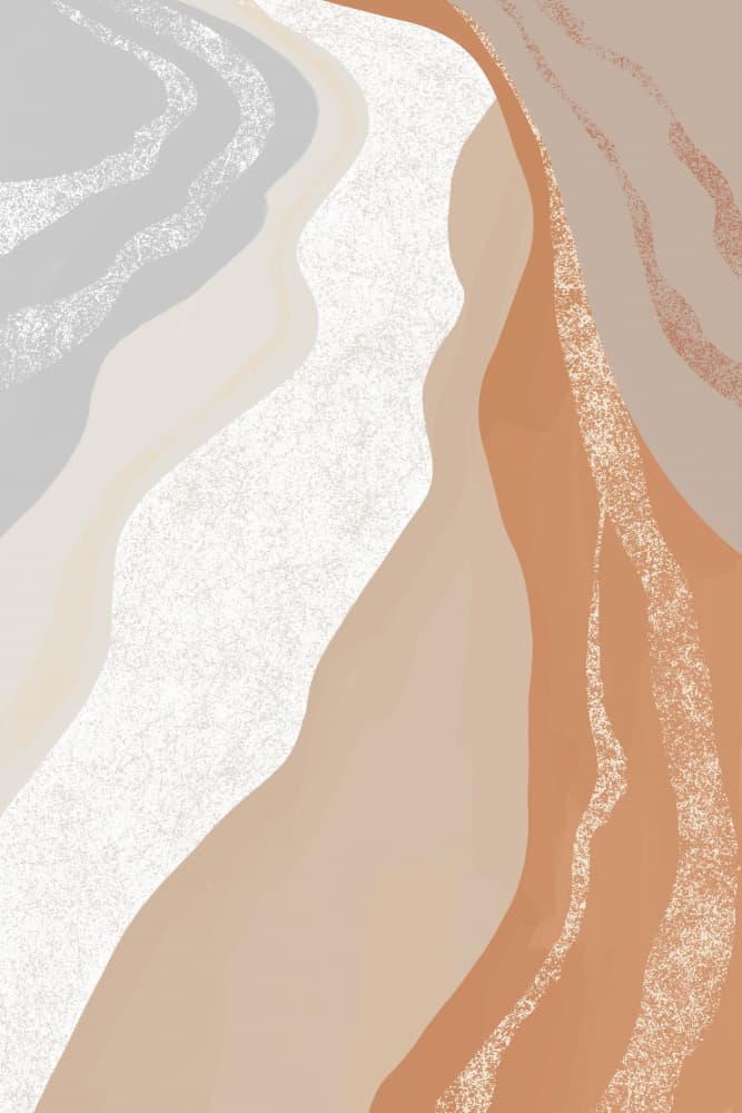 Organic Desert Waves by Melloi Art Prints — canvas wall art