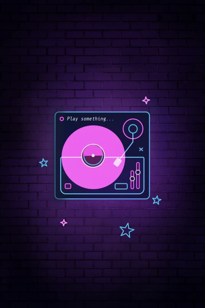 Play Something Neon by Xuan Thai — canvas wall art