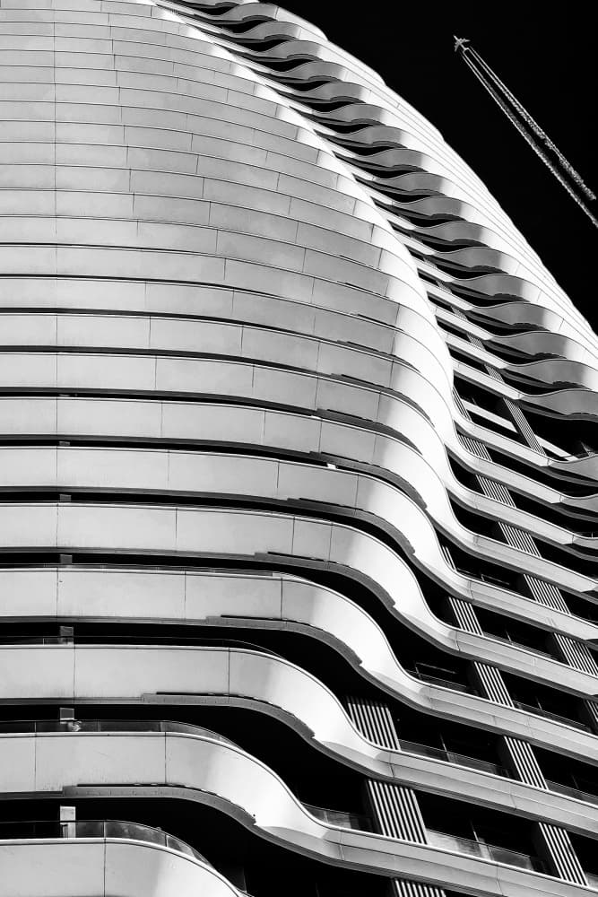 Wavy Urban Architecture by AMIR ALI NAVADEH SHAHLA — canvas wall art