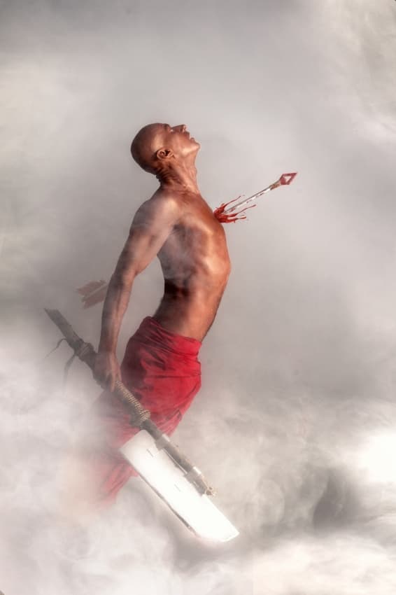 Mystic Warrior Rising by Korpan Pavlo — canvas wall art