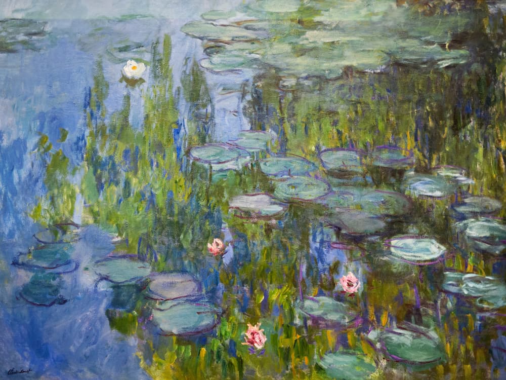 Claude Monet's Water Lilies (1915) by Claude Monet — canvas wall art