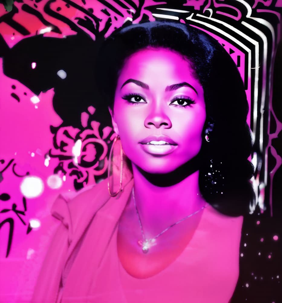 Vibrant Pink Portrait by Cicero Spin — canvas wall art