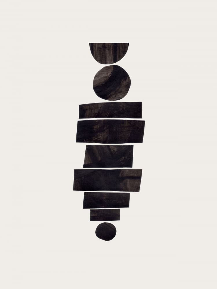 Balanced Abstract Shapes by Ejaaz Haniff — canvas wall art
