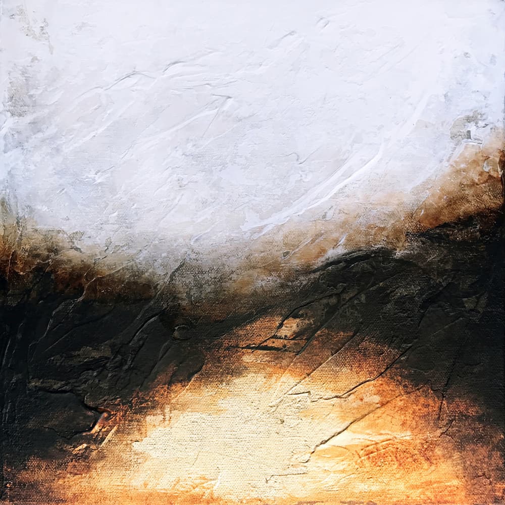 Dramatic Sky Warm Glow by Alyson Storms — canvas wall art