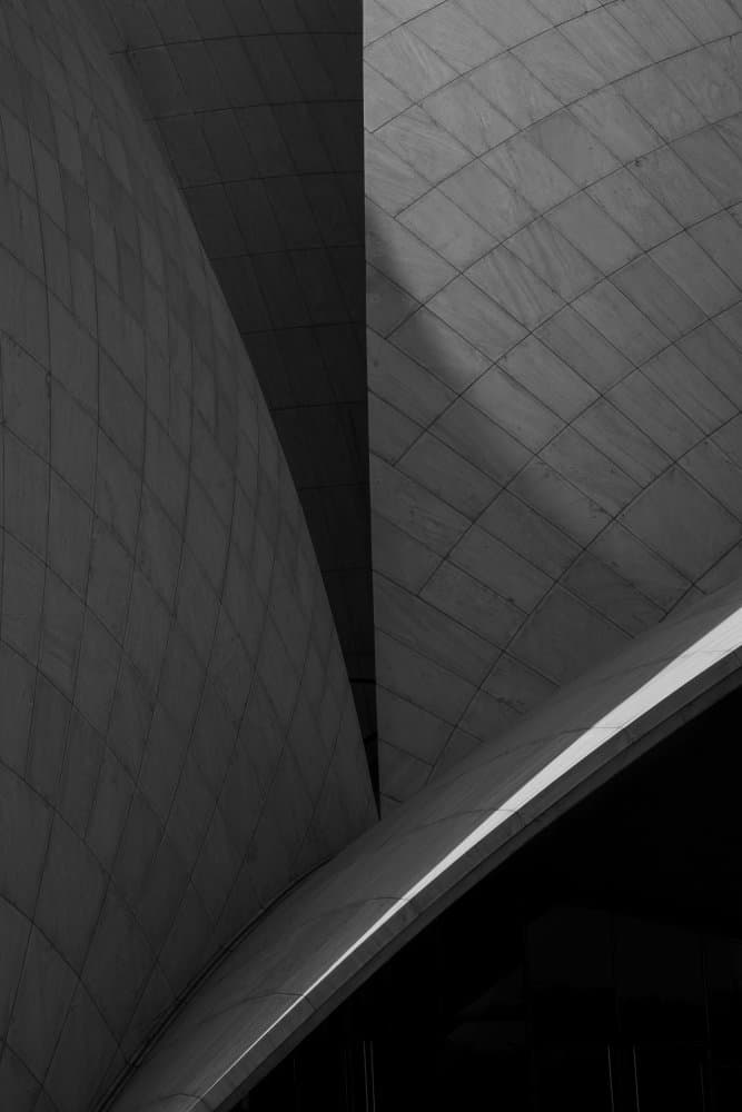 Sleek Architectural Curves by Shobhit Chawla — canvas wall art