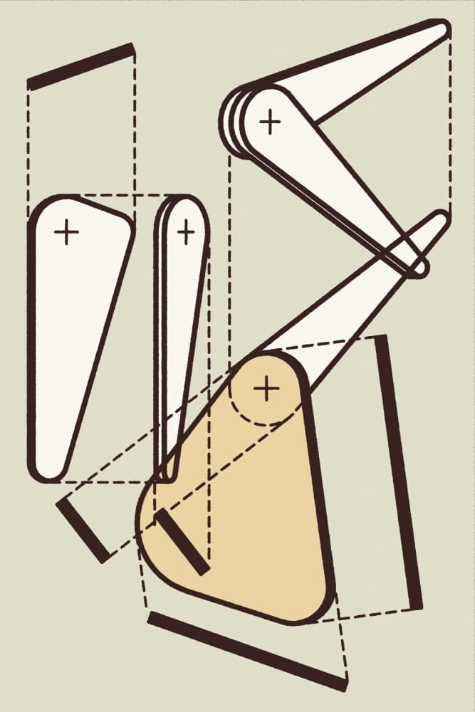Vintage Mechanical Diagram by Rafa Mateo — canvas wall art