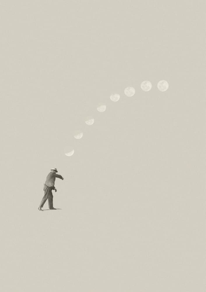 Lucky shot by Maarten Léon — canvas wall art