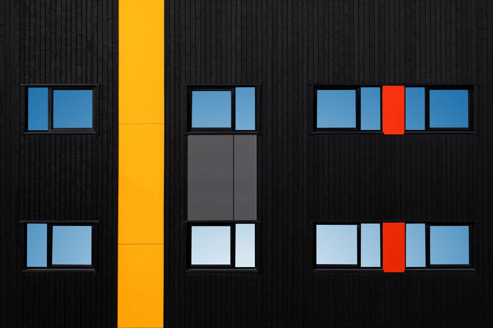 Urban Color Blocks by Rolf Endermann — canvas wall art