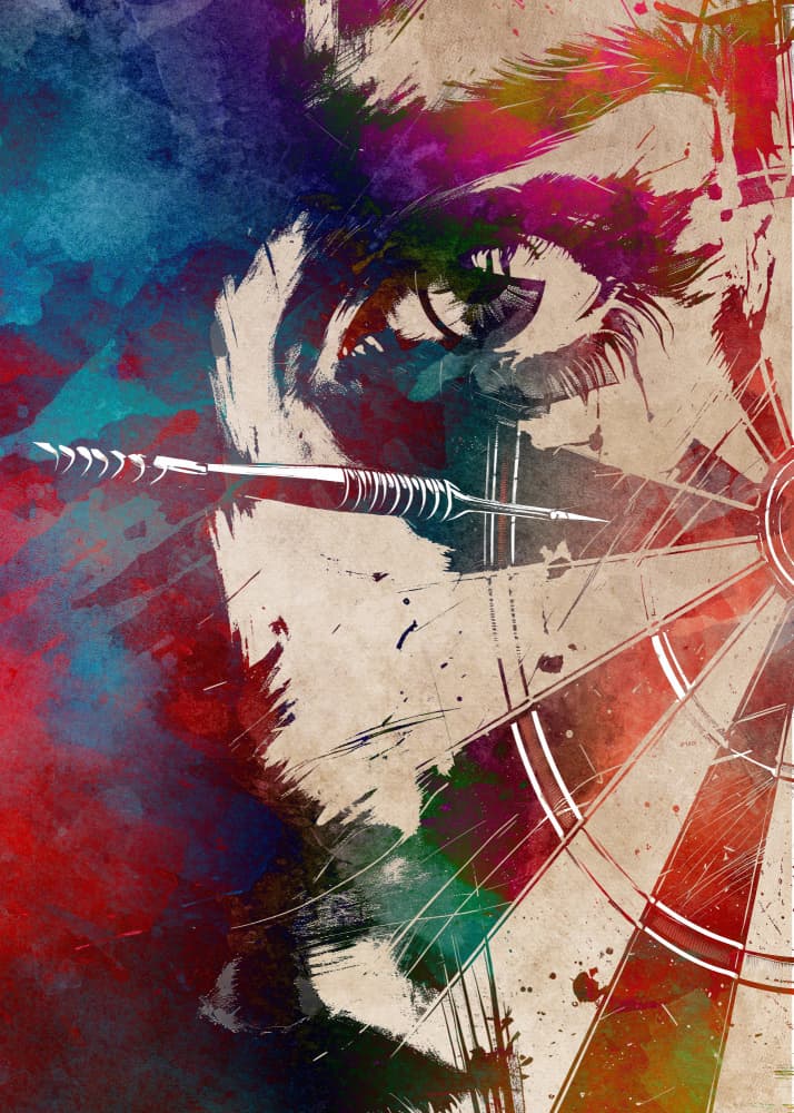 Eye On Target by Justyna Jaszke — canvas wall art