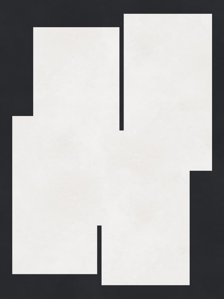 Modern Interlocking Forms by Vitor Costa — canvas wall art