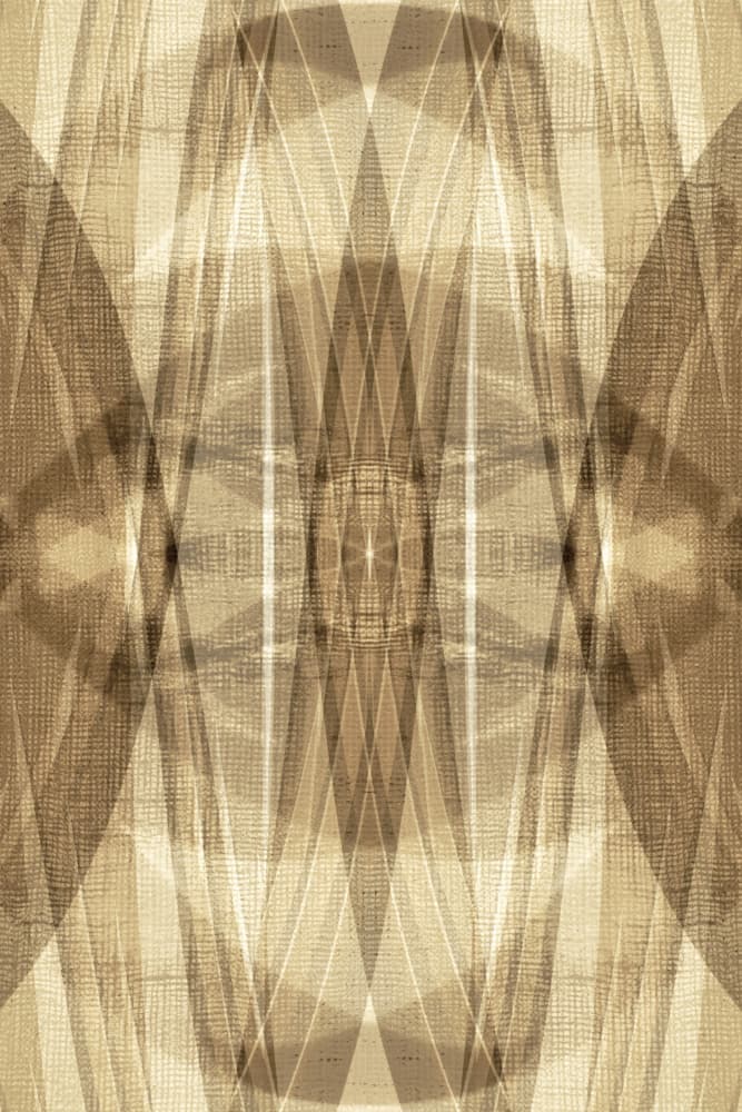 Warm Geometric Symmetry by Christina Sillen — canvas wall art