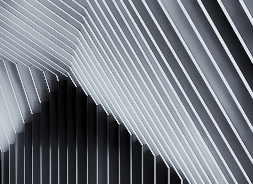 Sleek Geometric Lines by Jeroen van de Wiel — canvas wall art