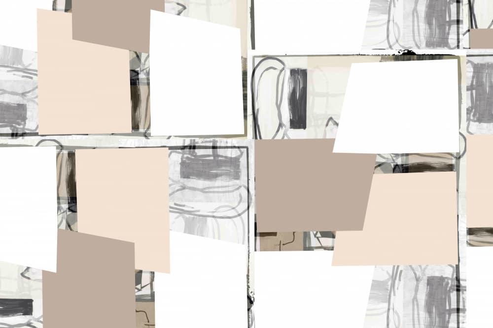 Modern Neutral Geometry by cartissi — canvas wall art
