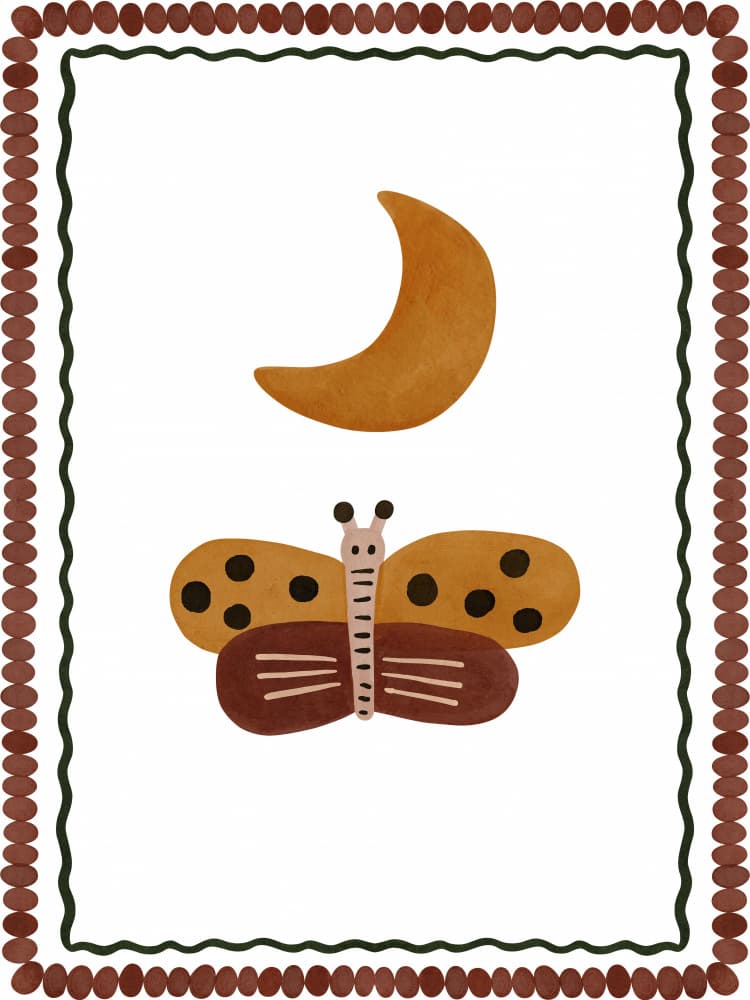 Lunar Flutter by Treechild — canvas wall art