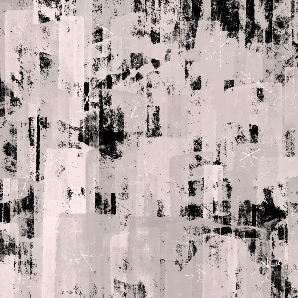 Urban Grayscale Abstract by Pelin Atilla — canvas wall art