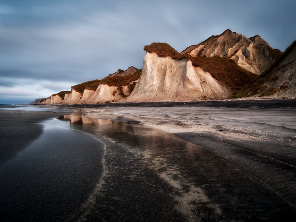 Coastal Cliffs Reflection by Ivan A. Godovikov — canvas wall art