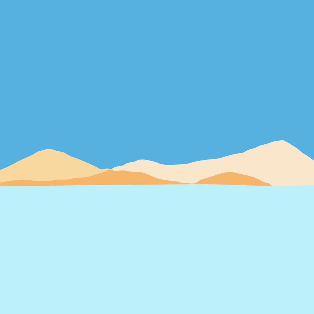 Summer Lake.png by Kristian Gallagher — canvas wall art