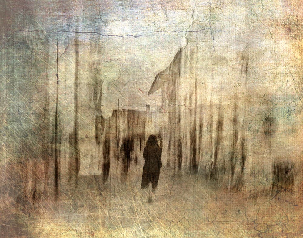 Dreamy Solitary Walk by Anette Ohlendorf — canvas wall art