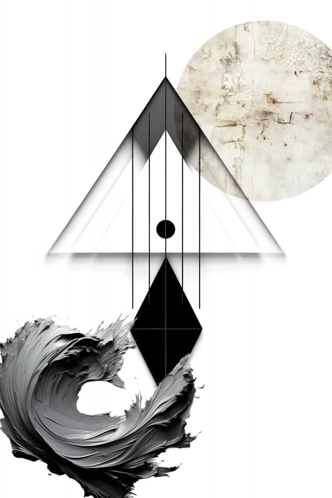 Abstract Geometric Wave by Rafal Kulik — canvas wall art