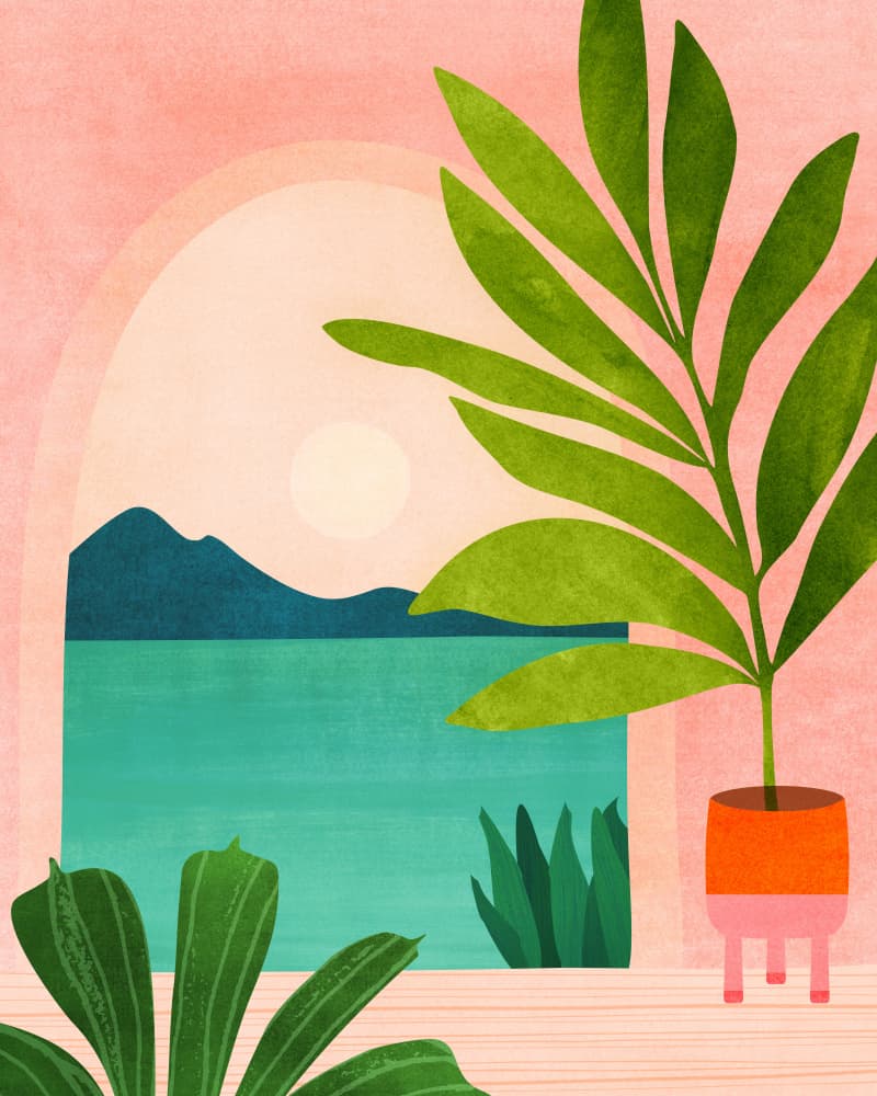Summer Vacation by Kristian Gallagher — canvas wall art