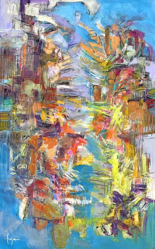 Aquatic Fury by Dorothy Fagan — canvas wall art