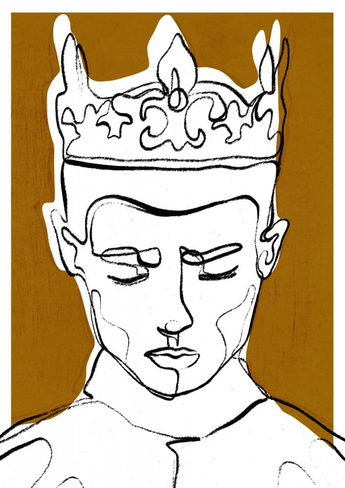 Silent Monarch by Treechild — canvas wall art