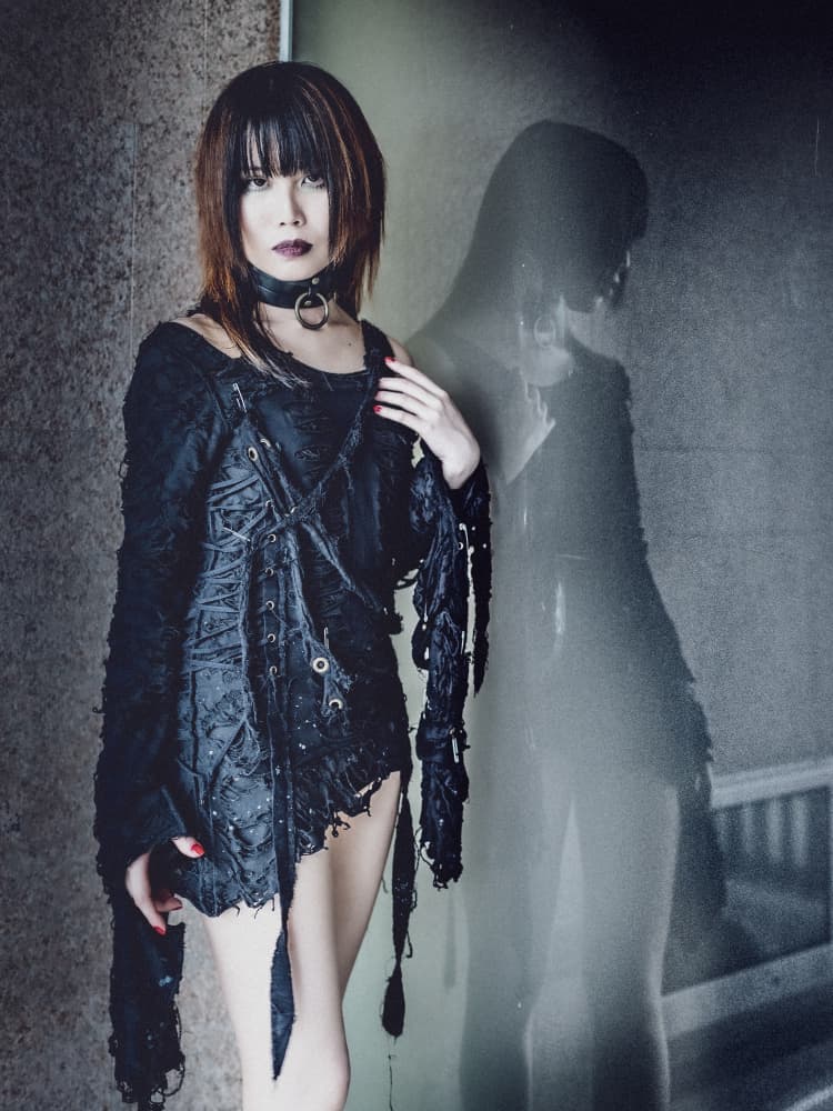 Dark Fashion Woman by Kurosaki Sangan — canvas wall art