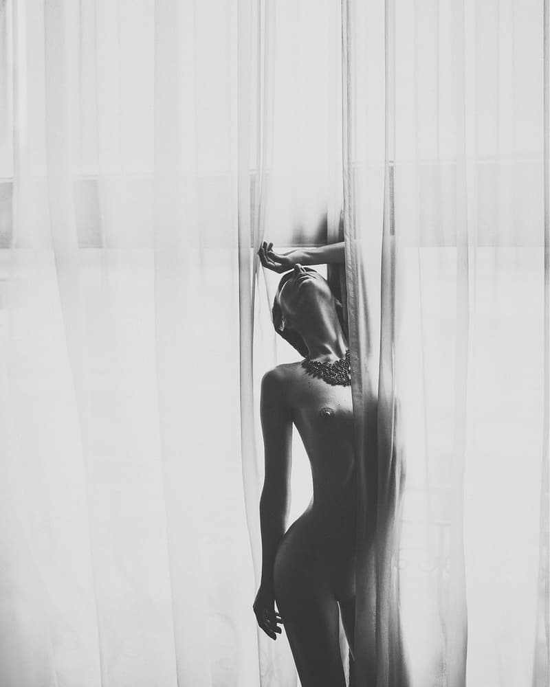 Graceful Nude Silhouette by Kalynsky — canvas wall art