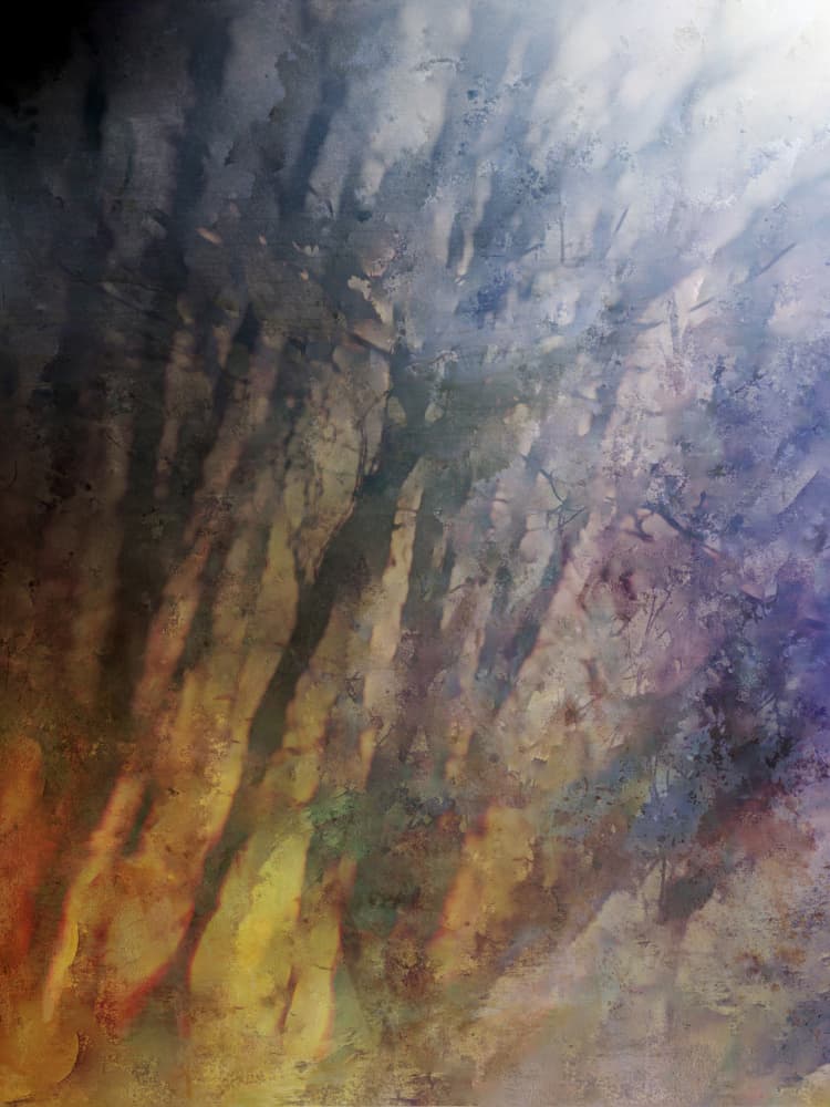 Vibrant Abstract Trees