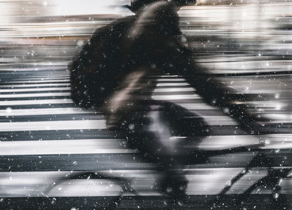 Dynamic Snow Ride by Carmine Chiriacò — canvas wall art