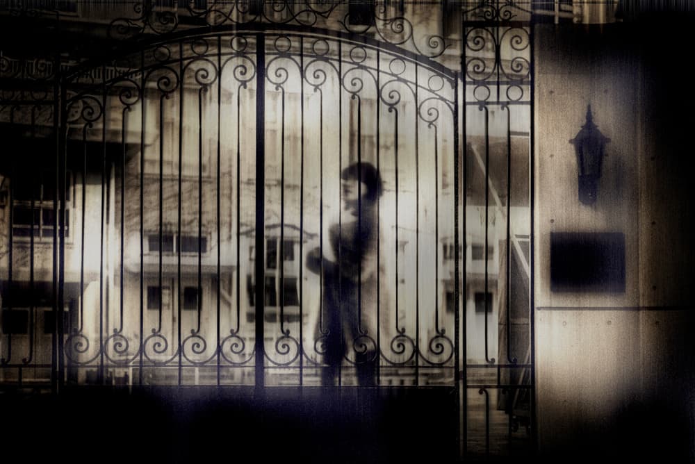 Mysterious Gate Shadow by Teruhiko Tsuchida — canvas wall art