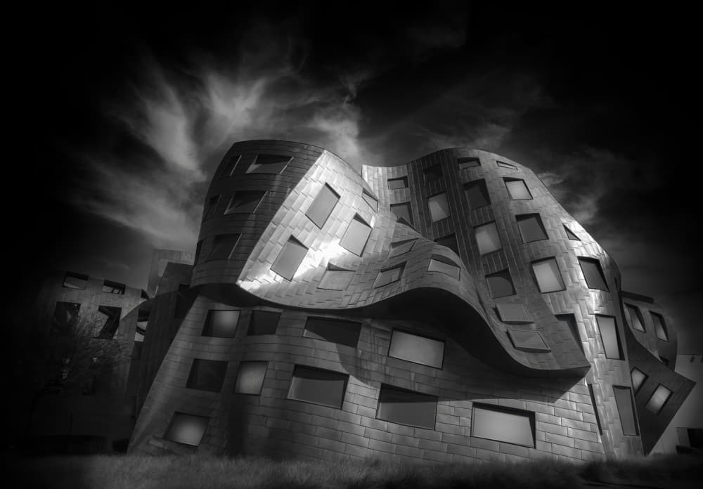 Wavy Modern Architecture by Yi Pan — canvas wall art