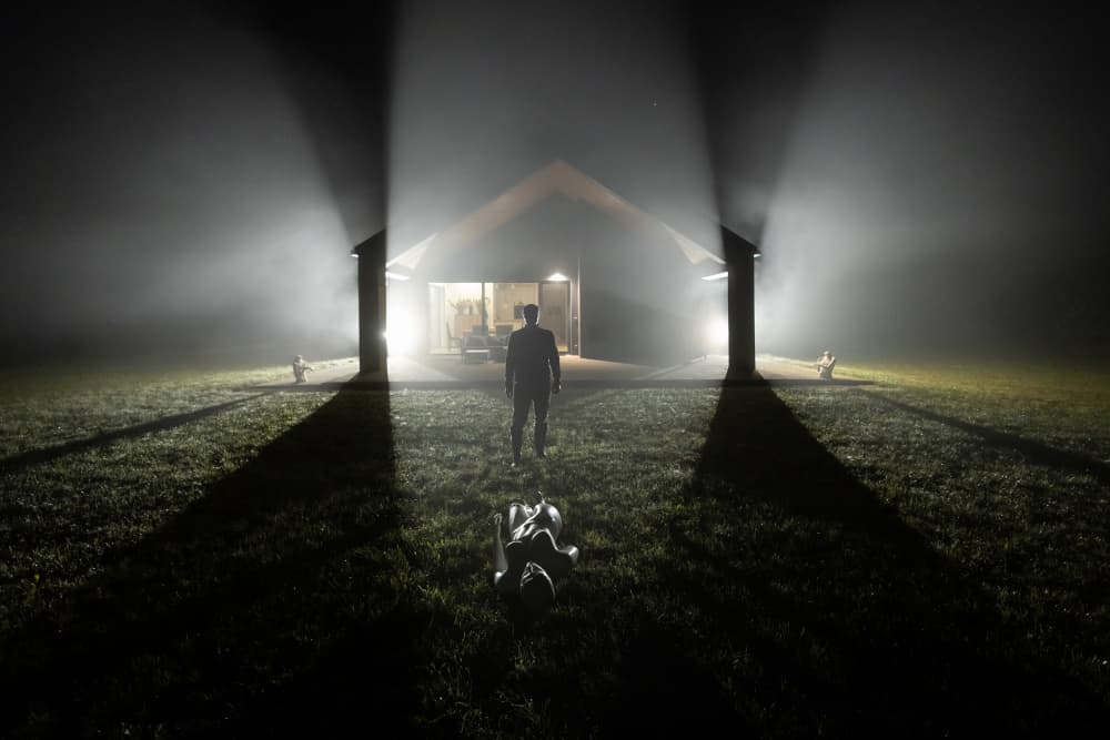 Eerie Barn Discovery by Leszek Paradowski — canvas wall art