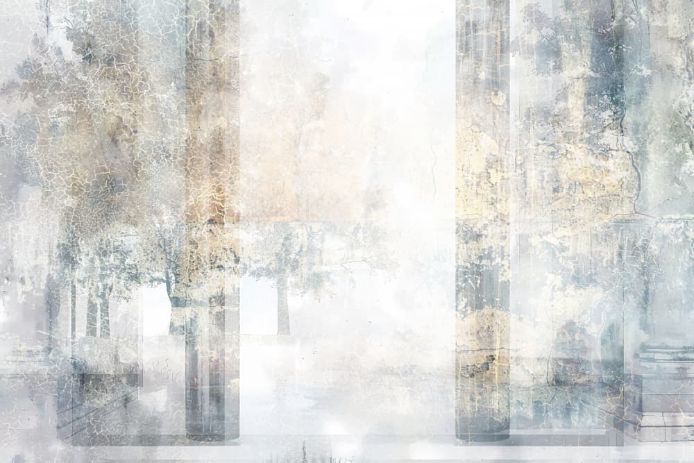 Faded Architectural Dream by Rafal Kulik — canvas wall art