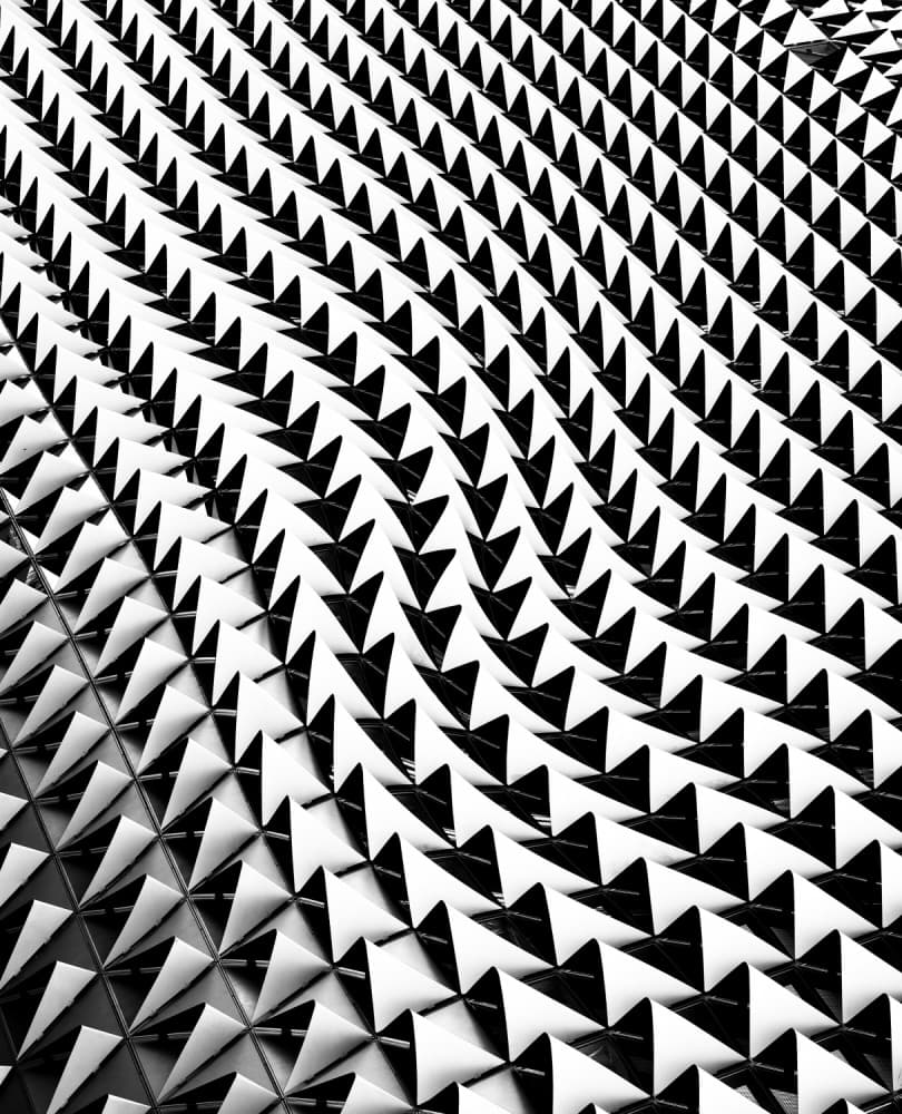Dynamic Geometric Waves by Wayne Pearson — canvas wall art