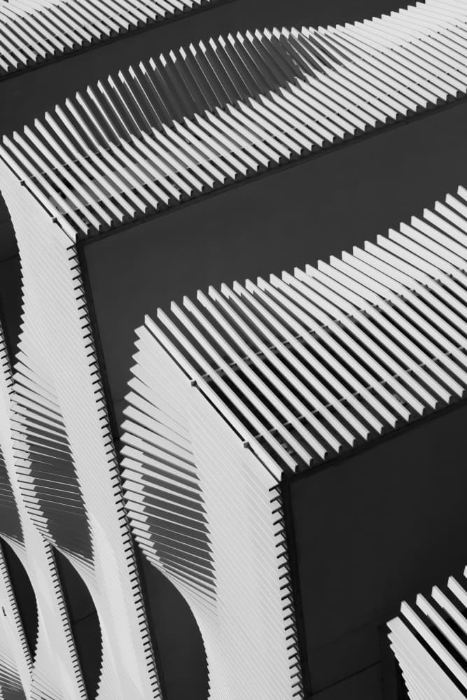 Abstract Geometric Facade by Anita Martin AnnaPileaFotografie — canvas wall art