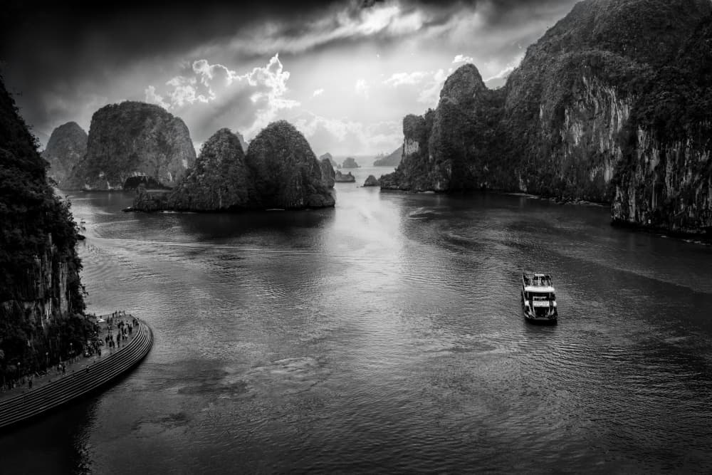 Dramatic Ha Long Bay by Angel Villalba — canvas wall art