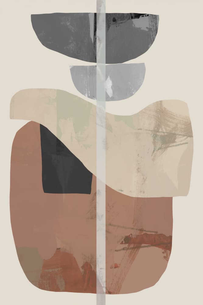 Abstract Earth Balance by cartissi — canvas wall art