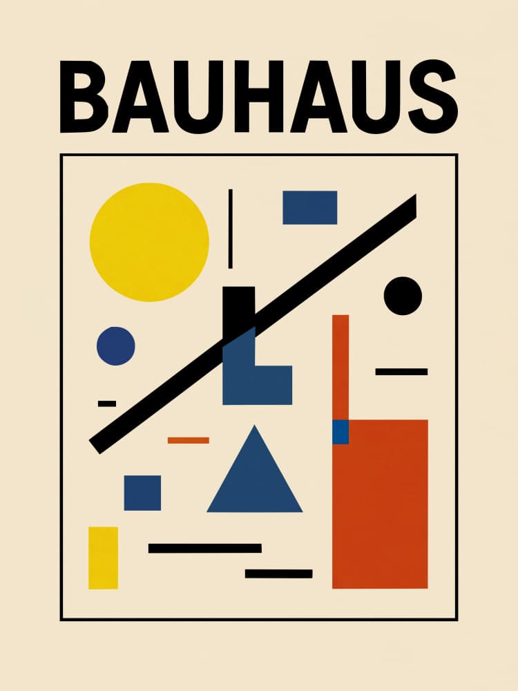 Modern Geometric Balance by Little Dean — canvas wall art