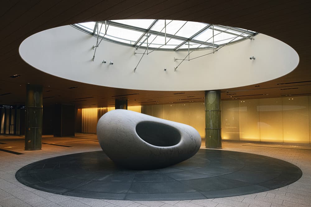 Modern Atrium Sculpture by Keisuke Togawa — canvas wall art