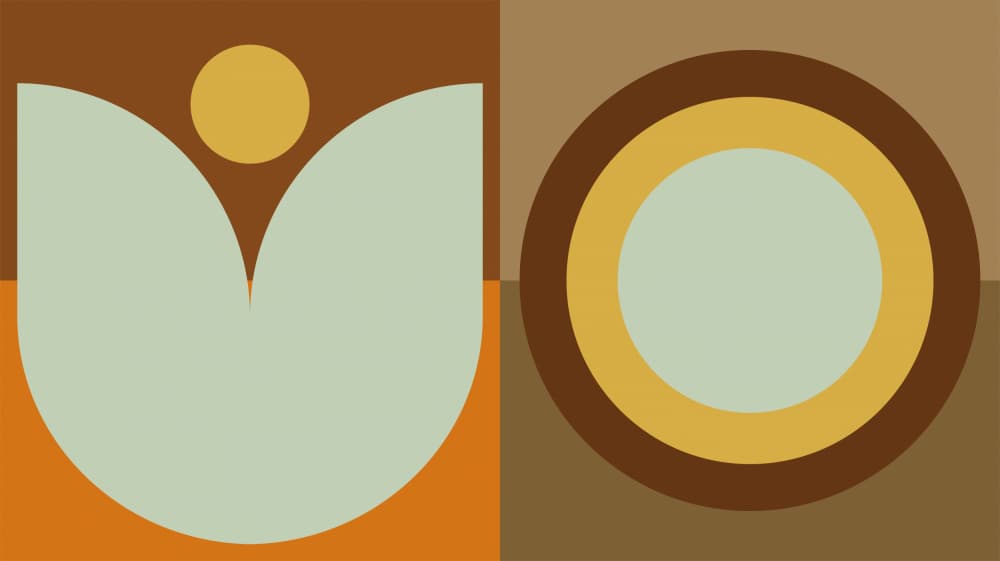 Midcentury Modern Warmth by Nilesh Kulkarni — canvas wall art