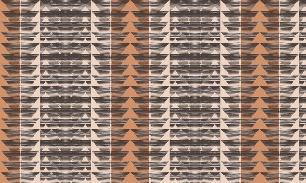Textured Tribal Triangles by Gemma Bardot — canvas wall art
