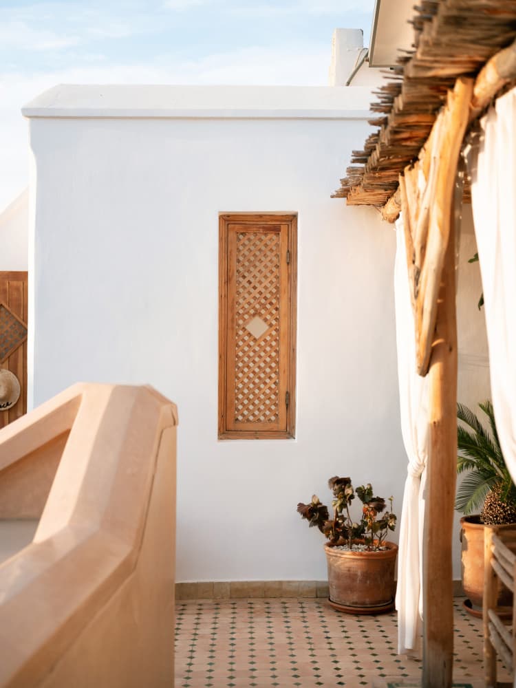 Riad Rooftop Marrakech by Raisa Zwart — canvas wall art
