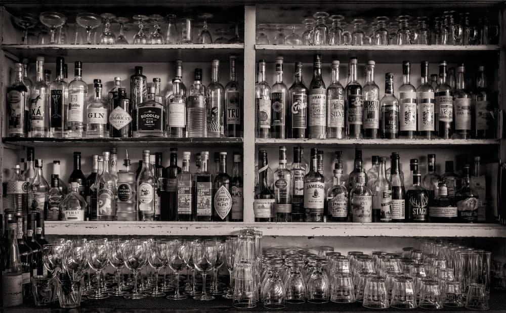Vintage Bar Spirits by Kurt Klein — canvas wall art