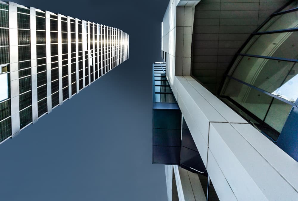 Sleek Skyscraper Ascent by Stephan Rückert — canvas wall art