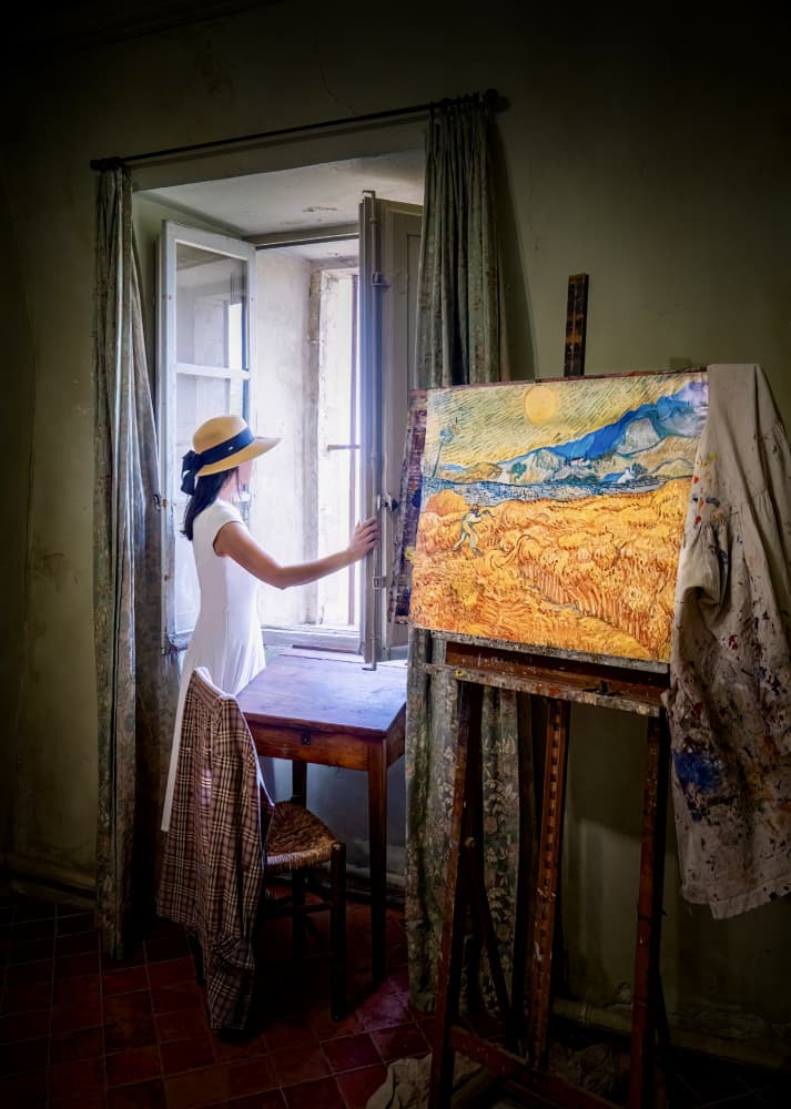 Artist's Studio Window by Kenneth-Wei Zeng — canvas wall art