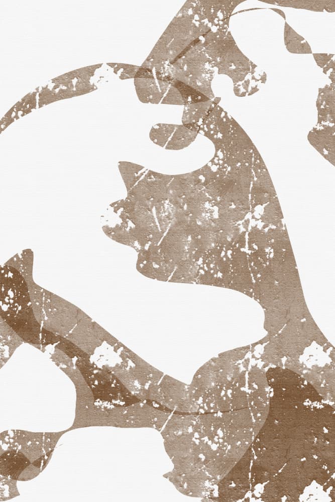Distressed Organic Forms by Yuli Saputra — canvas wall art
